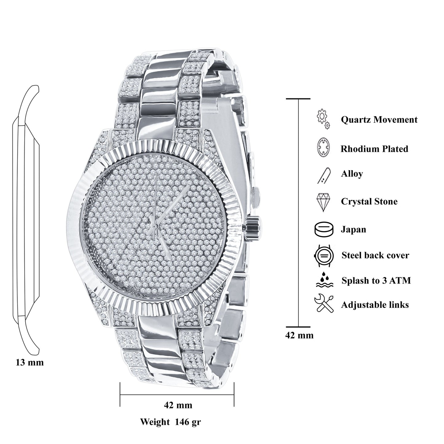 Personified Ultra Bling Watch | 562671 - Iced Lux Watch Shop
