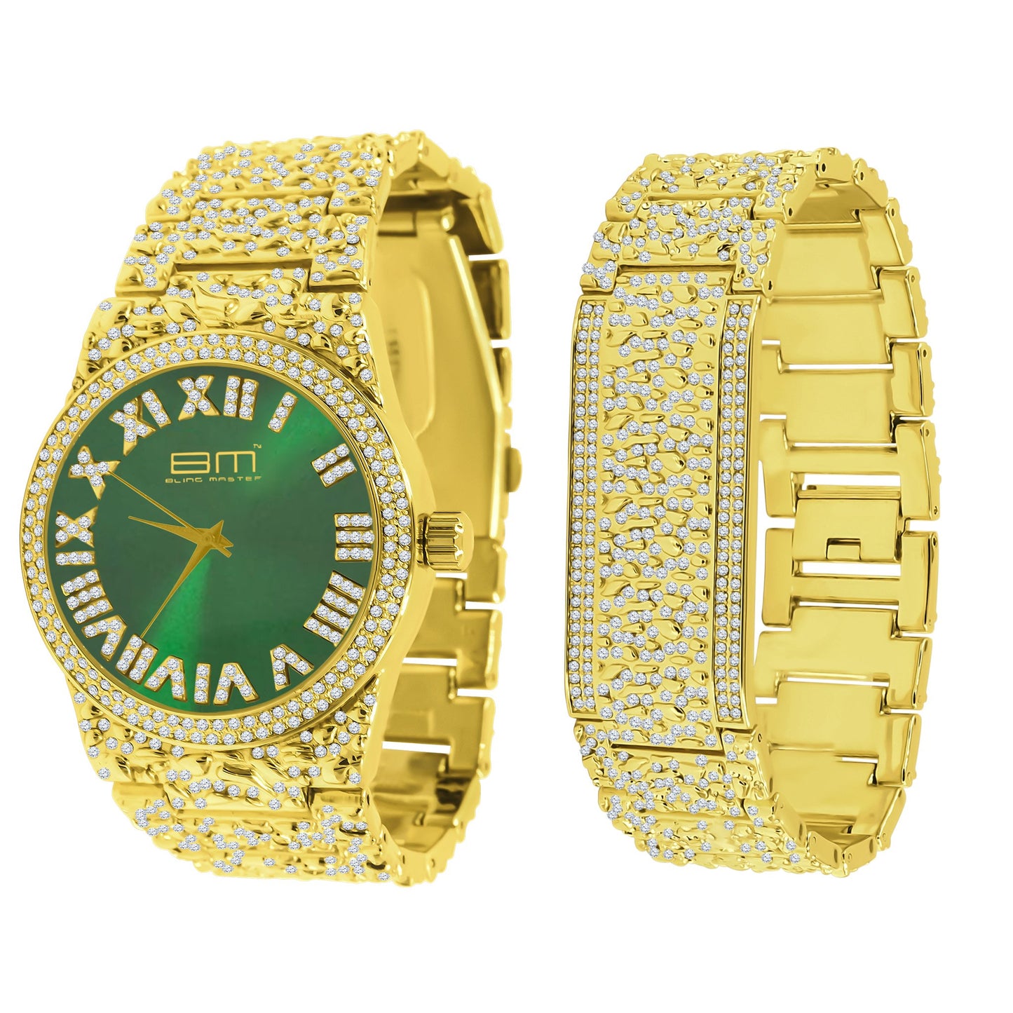 FLAMBOYANT ULTRA BLING WATCH SET | 5302922 - Iced Lux Watch Shop