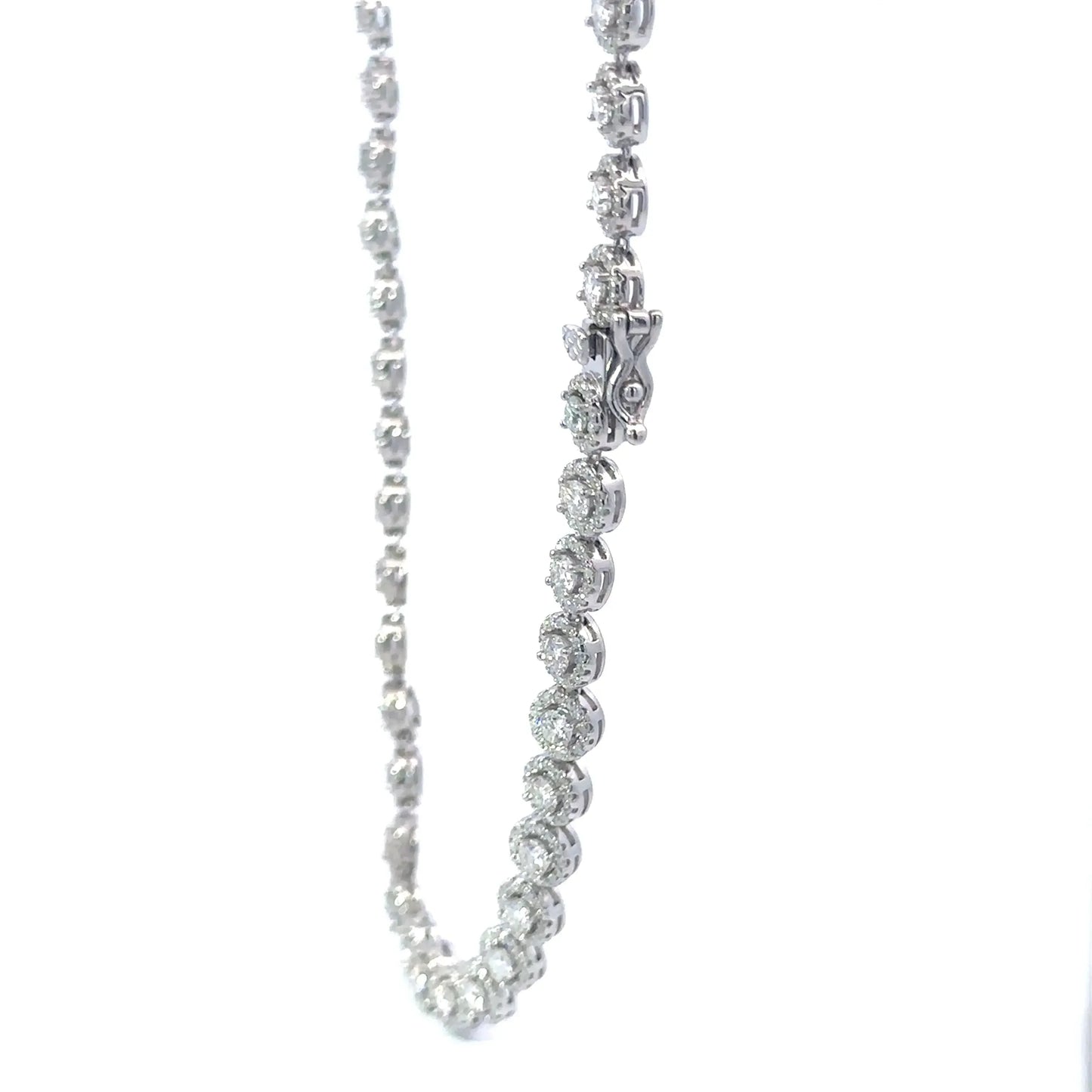 JARELO 6mm Moissanite Rhodium Iced Out Chain - Stylish Silver Chain by Iced Lux