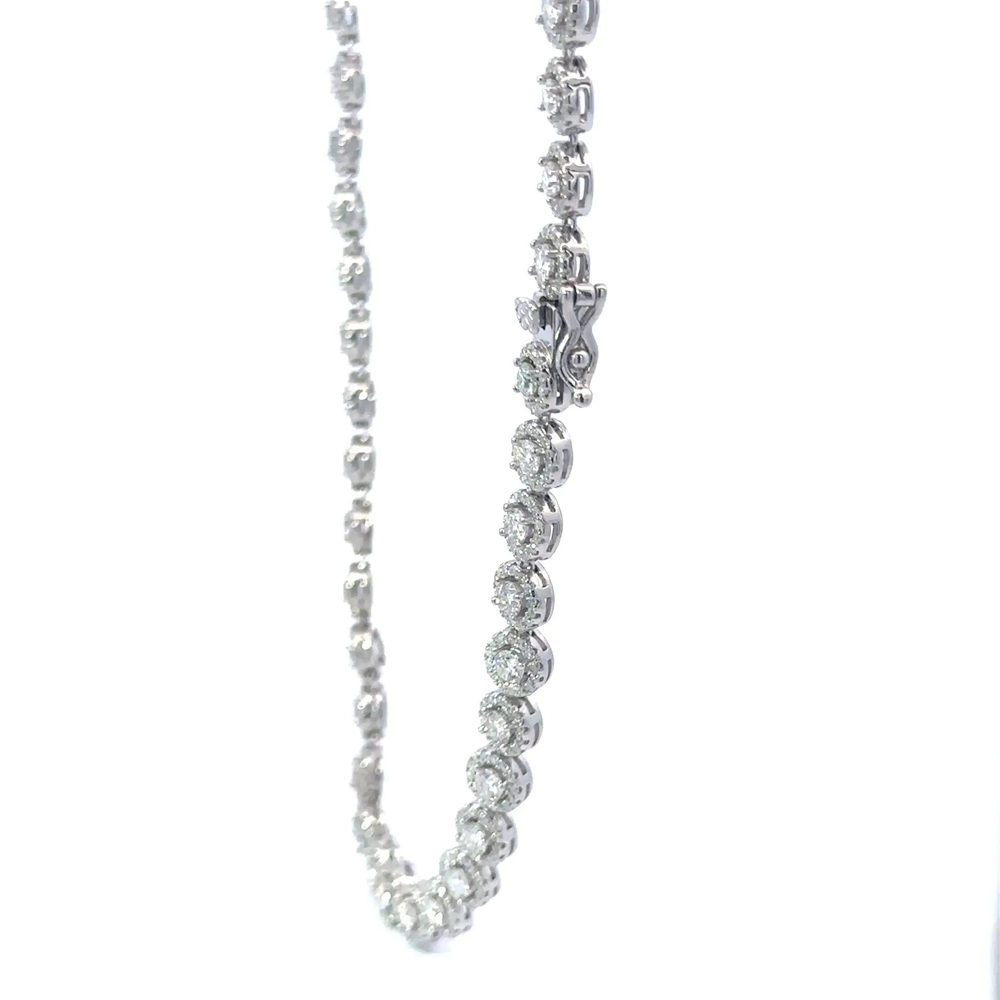 JARELO 6mm Moissanite Rhodium Iced Out Chain - Stylish Silver Chain by Iced Lux