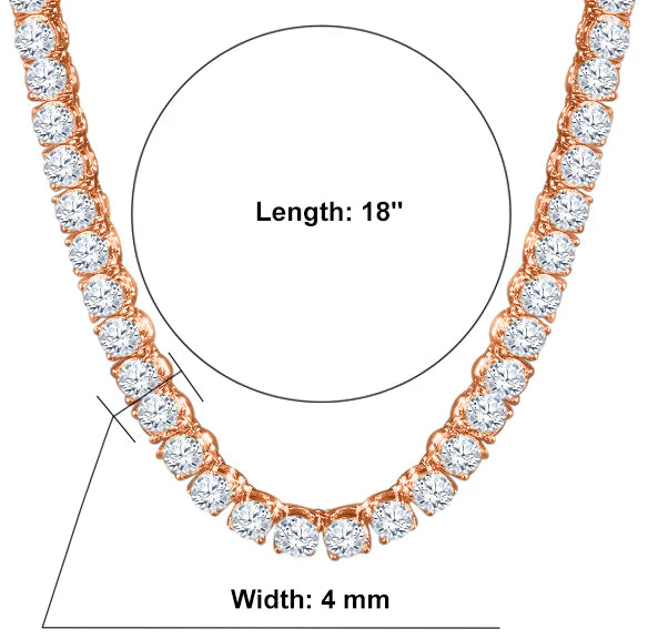 Sparkle 4mm 925 Silver Tennis Chain – Bling Master Jewelry - Iced Lux Watch Shop