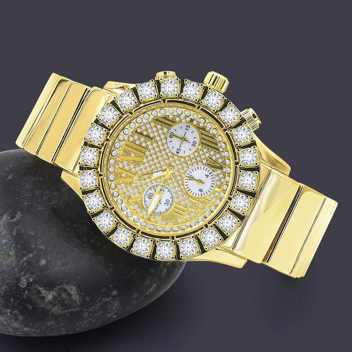 MAGESTERIAL HIP HOP METAL WATCH | 562792 - Iced Lux Watch Shop