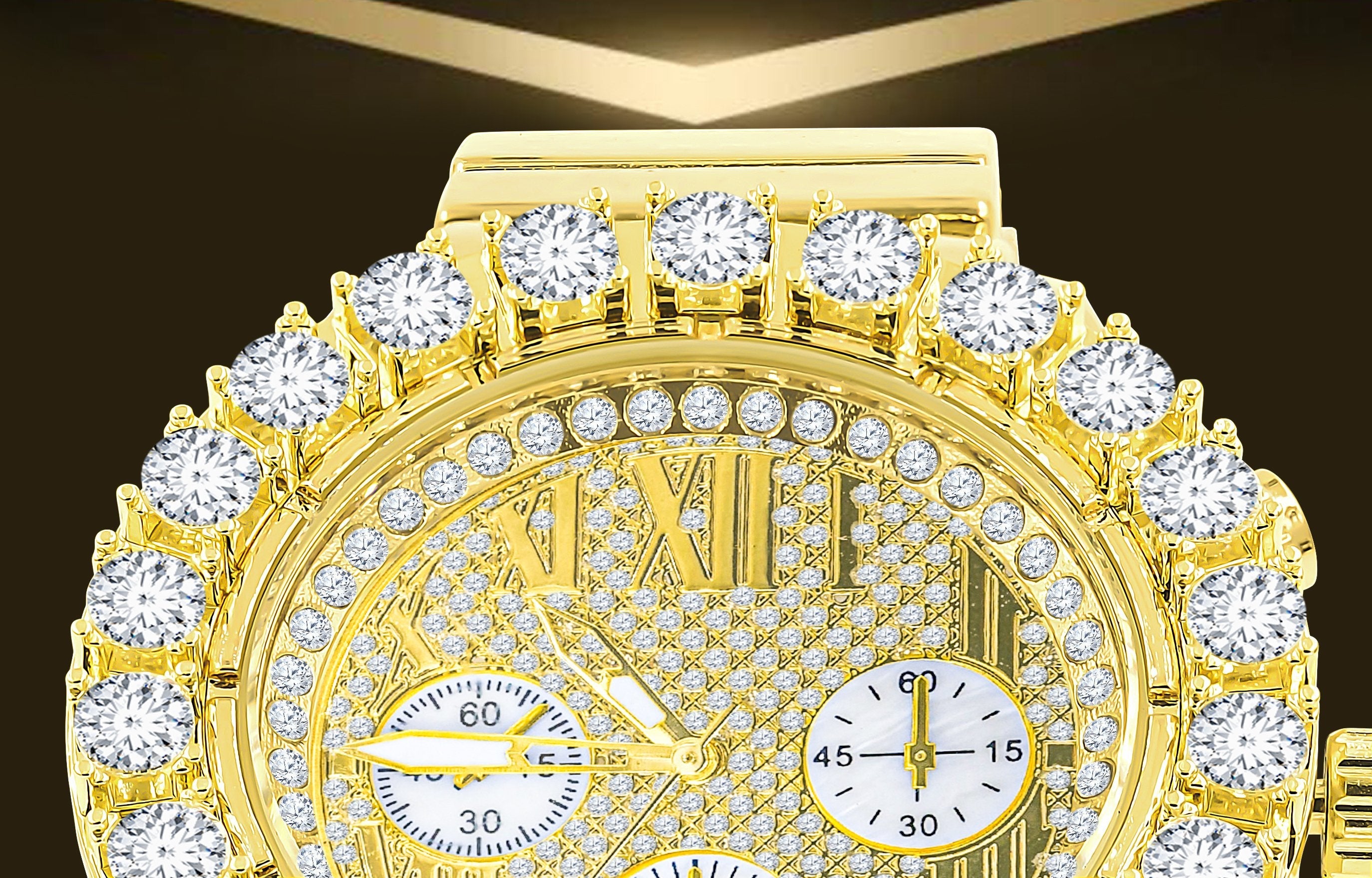 MAGESTERIAL HIP HOP METAL WATCH | 562792 - Iced Lux Watch Shop