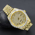 Capricious Steel – Luxury Fully Iced Automatic Watch - Iced Lux Watch Shop