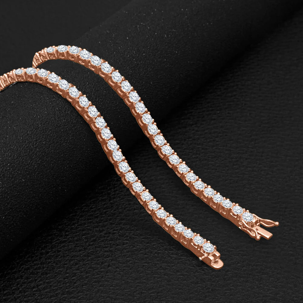 Sparkle 4mm 925 Silver Tennis Chain – Bling Master Jewelry - Iced Lux Watch Shop