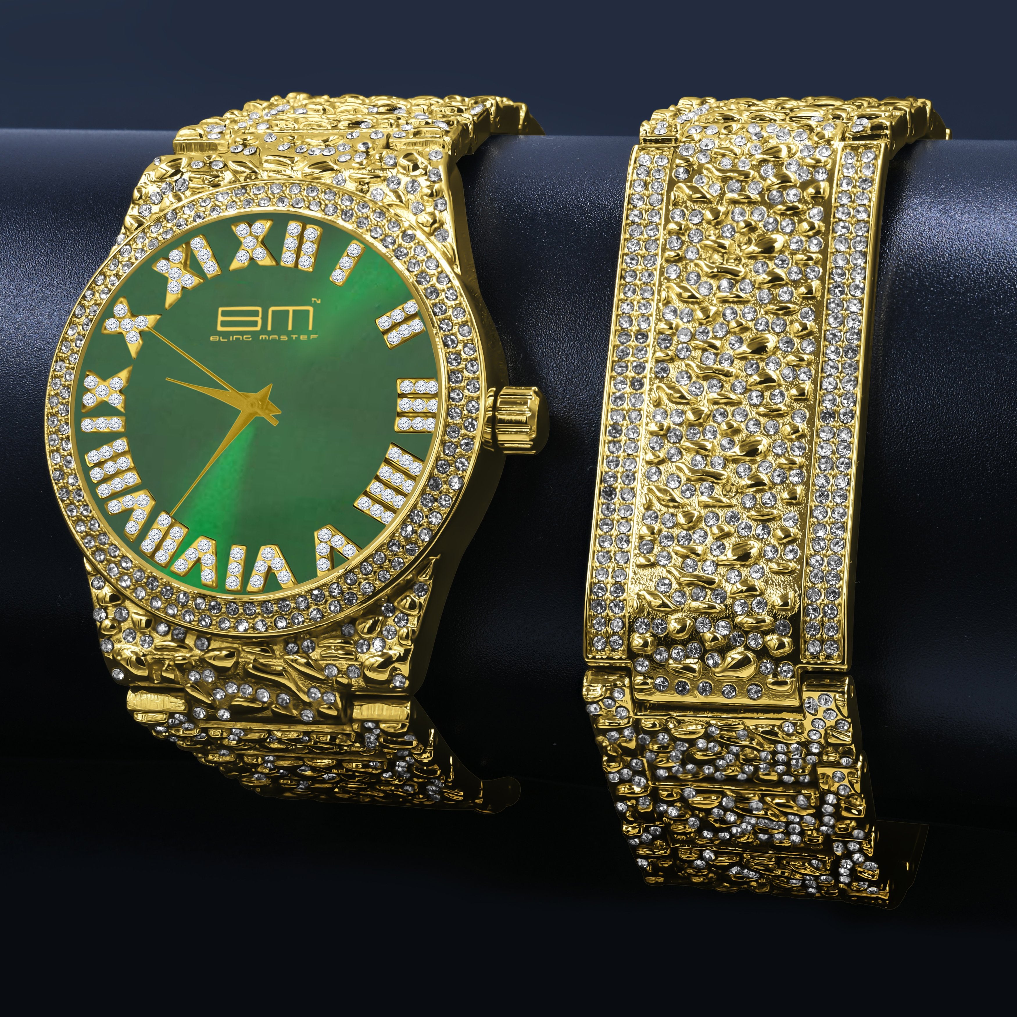 FLAMBOYANT ULTRA BLING WATCH SET | 5302922 - Iced Lux Watch Shop