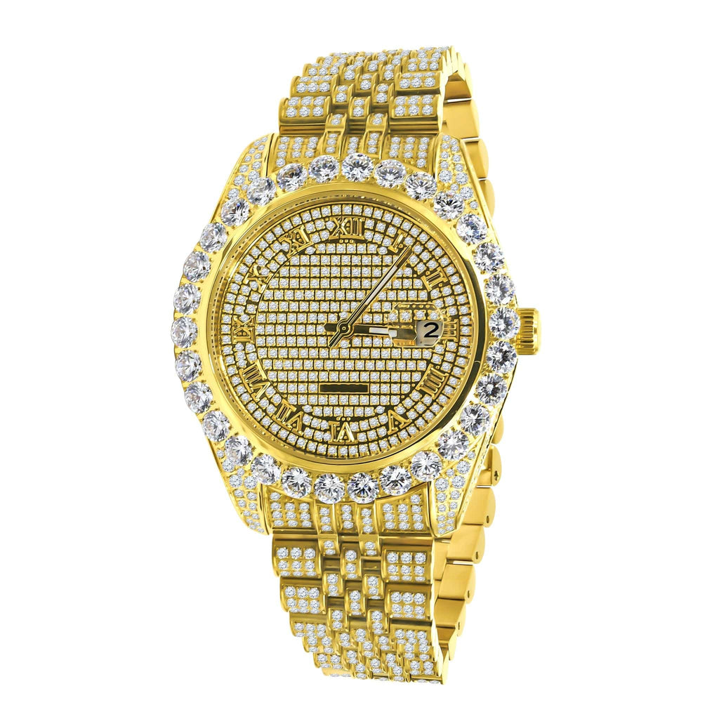 Capricious Steel – Luxury Fully Iced Automatic Watch - Iced Lux Watch Shop