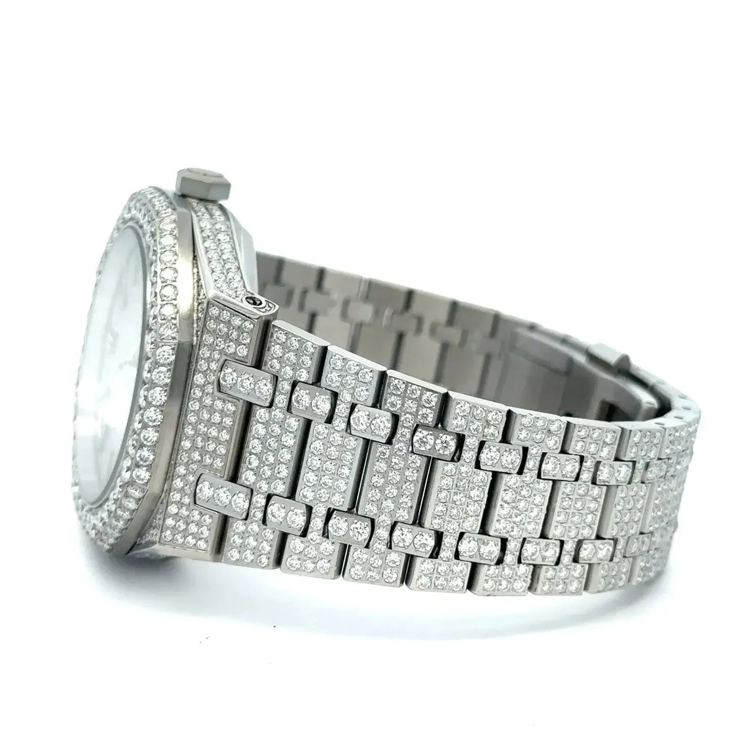 Syrenth™ 40mm Moissanite Iced Out Watch – Bold Luxury Meets Precision - Iced Lux Watch Shop