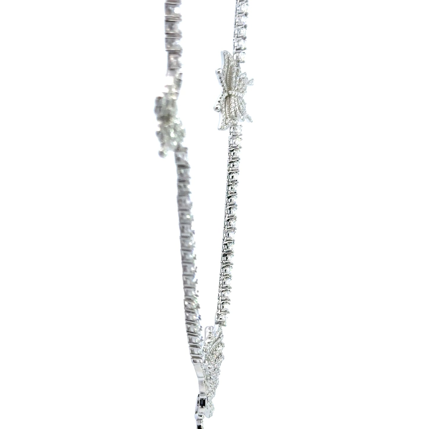 3MM Moissanite Iced Out Chain – Luxury Rhodium Necklace | Iced Lux - Iced Lux Watch Shop