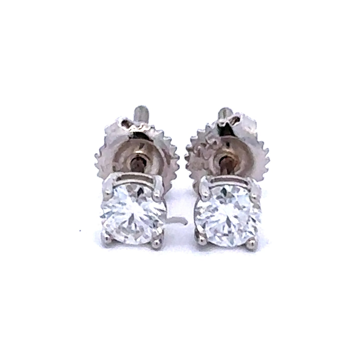 Moissanite Stud Earrings – 0.25 CTW Rhodium 925 Silver | Eldorea - Iced Lux Watch Shop