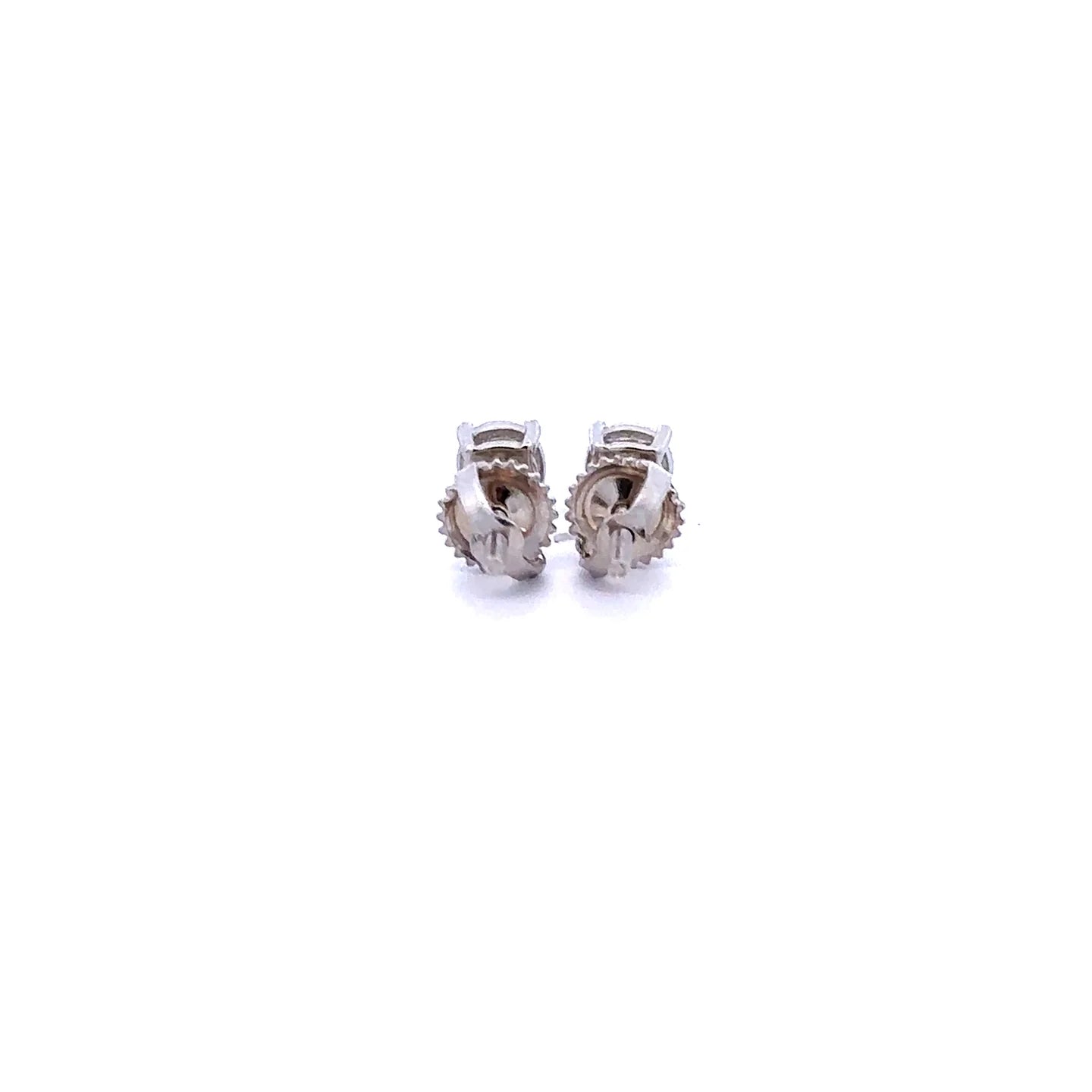 Moissanite Stud Earrings – 0.25 CTW Rhodium 925 Silver | Eldorea - Iced Lux Watch Shop
