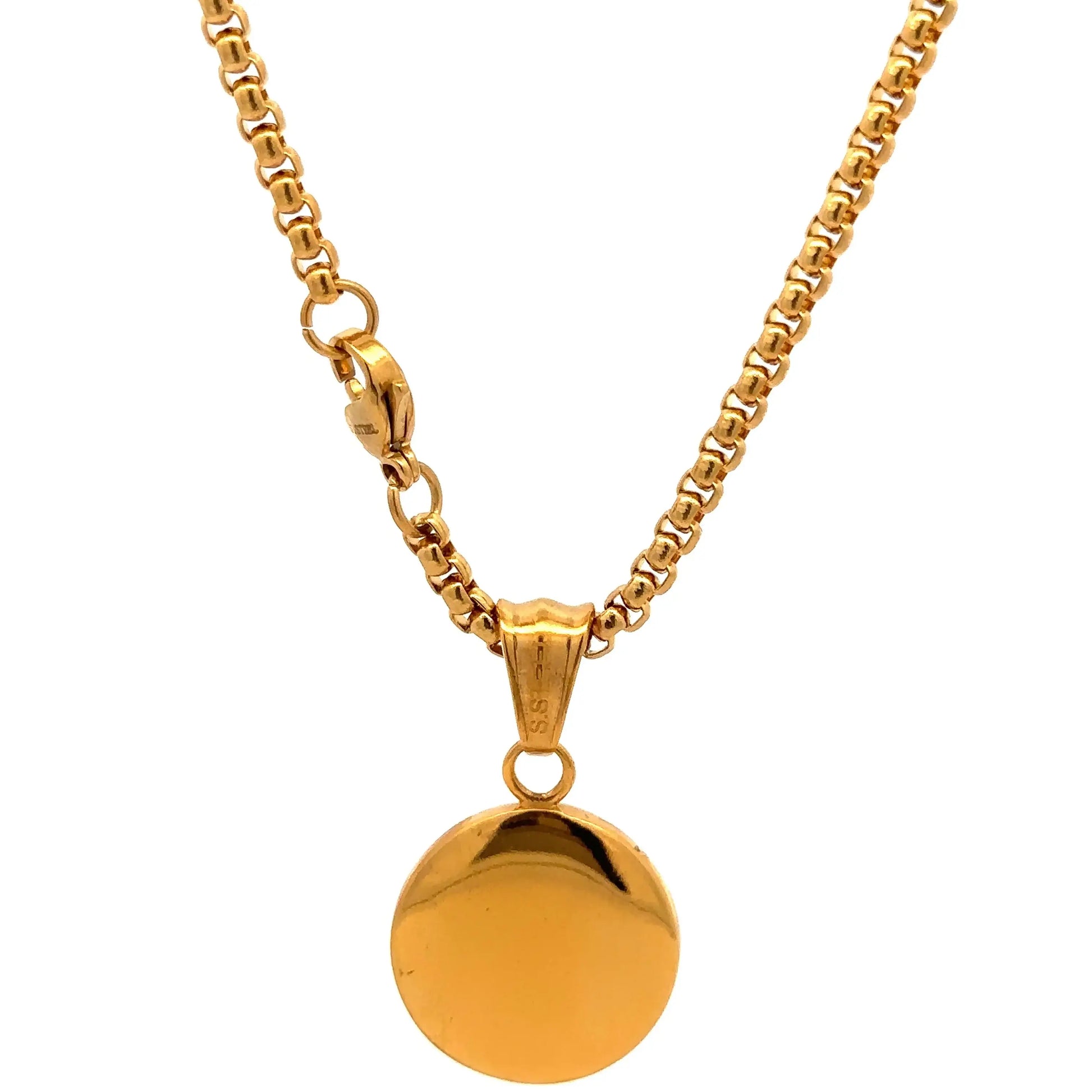 Marisela Steel Gold Necklace – Elegant Everyday Luxury - Iced Lux Watch Shop